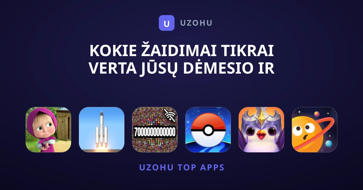 Kokie Žaidimai Tikrai Verta Jūsų Dėmesio Ir Laiko?